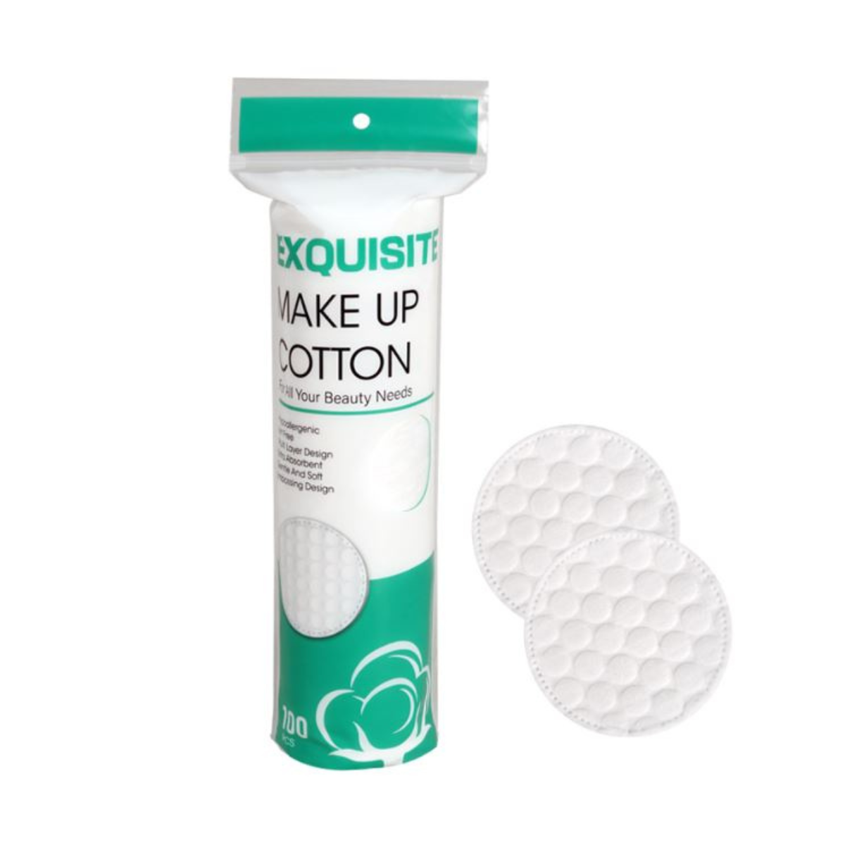 Dodomu Beauty Face Round Cotton Pads - Honeycomb Dodomu Beauty Face Round Cotton Pads - Honeycomb