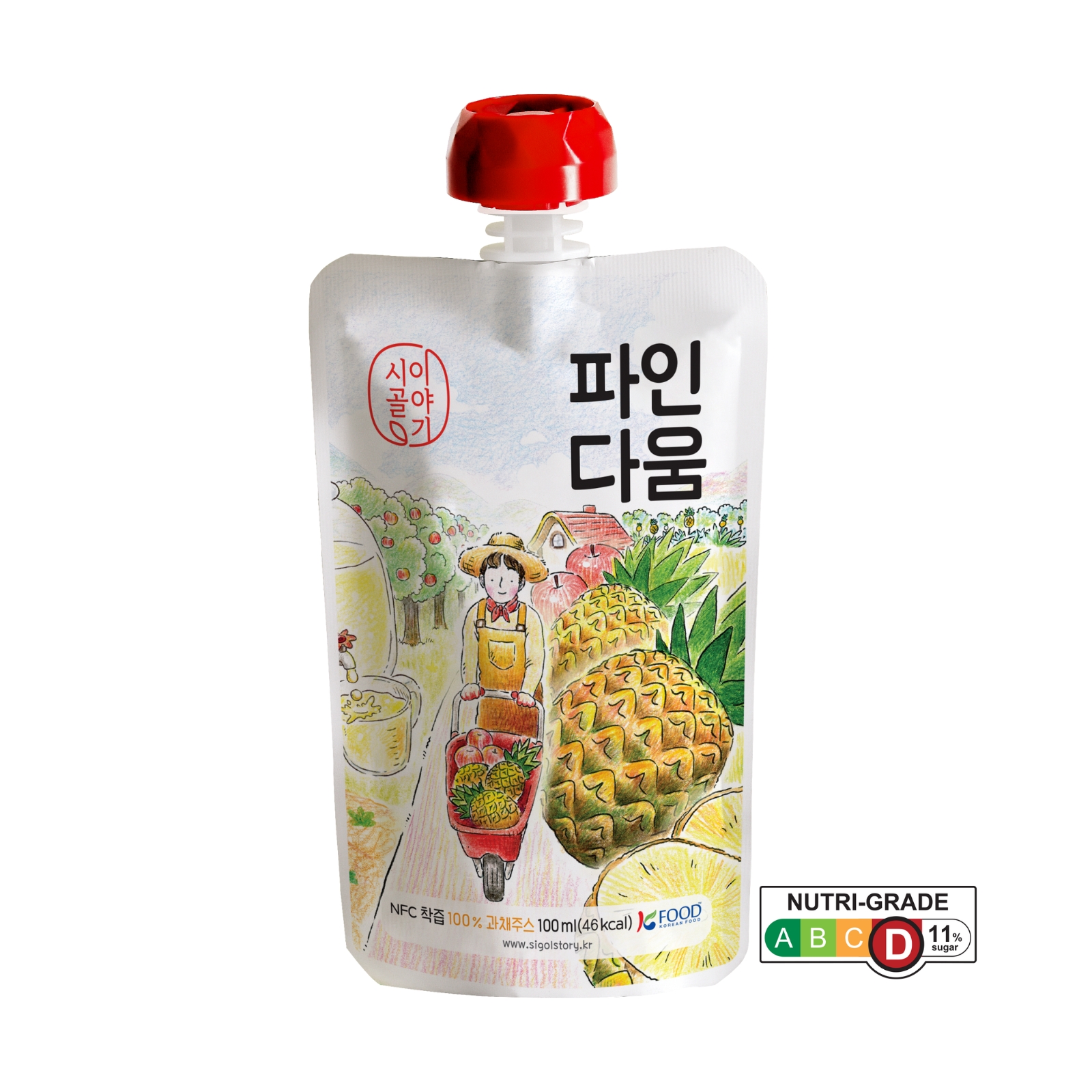 NFC Korean Apple Pineapple Juice NTUC FairPrice
