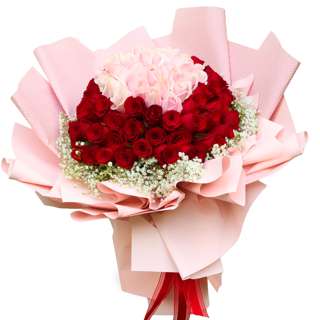 JM Flower Whispered Promise - 99 Roses Bouquet