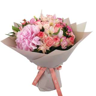 JM Flower Amour Bloom - Hydrangea Bouquet