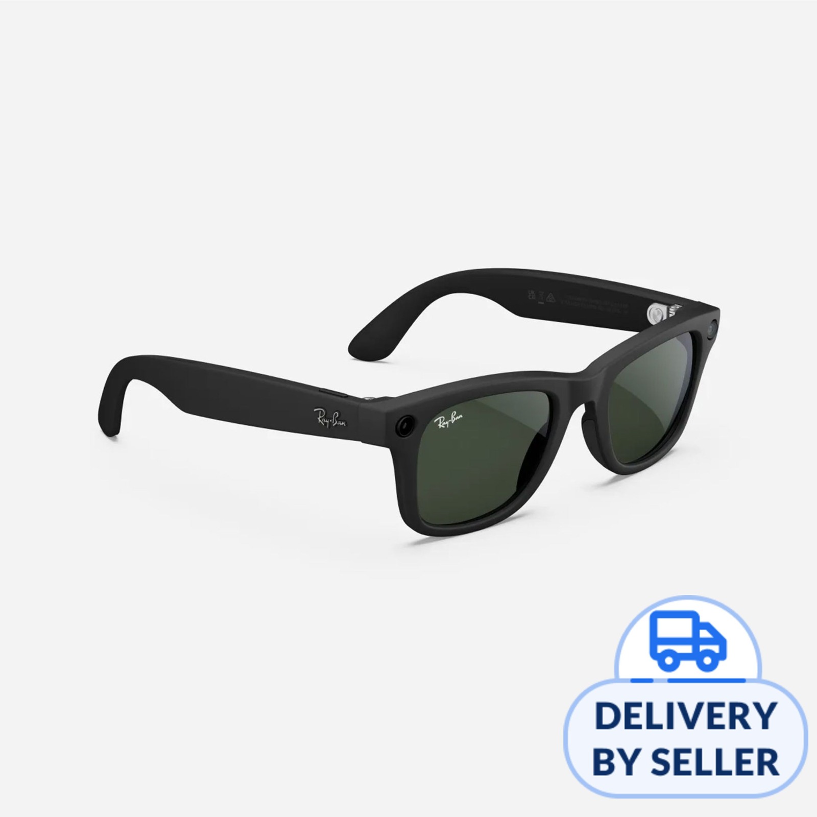RayBan Meta Wayfarer Smart Glasses - Clear to Graphite Green
