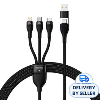 Baseus Flash Series II 100W Multi Cable 3-in-2 1.2M (Black)