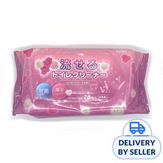 Flushable Toilet Cleaner (Elegant Rose) - 28 Sheets