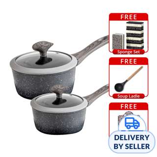 Table Matters-Everyday Chef 16cm & 20cm Pot - Grey