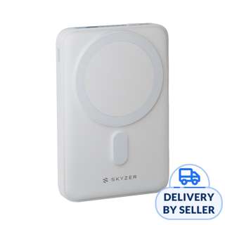 Skyzer Power Charger 405 Magnetic 10,000MAH PowerBank-White
