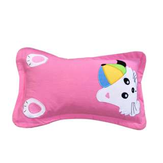 Sweet Home Cartoon Buckwheat Pillow - S Cat in Hat Pink