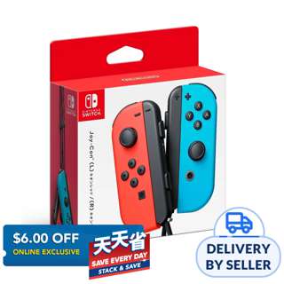 Nintendo Switch Official Joy-Con Controllers - Red/Blue