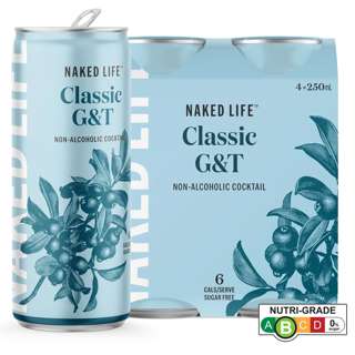 Naked Life Non-Alcoholic Cocktail - Classic G&T Naked Life Non-Alcoholic Cocktail - Classic G&T
