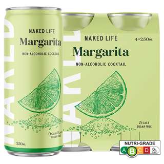 Naked Life Non-Alcoholic Cocktail - Margarita Naked Life Non-Alcoholic Cocktail - Margarita