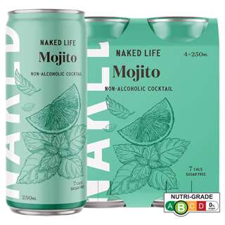 Naked Life Non-Alcoholic Cocktail - Mojito Naked Life Non-Alcoholic Cocktail - Mojito