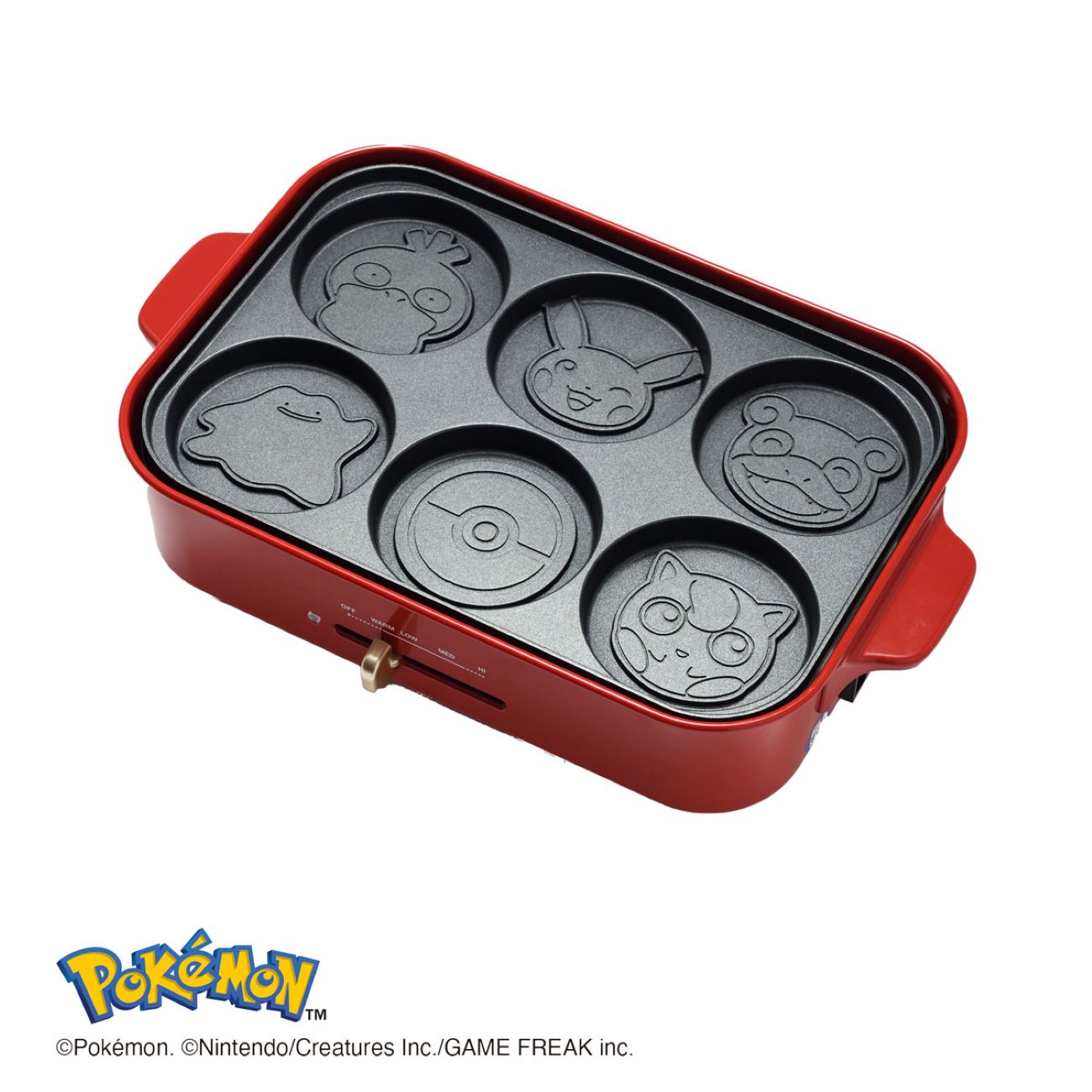 【新品】ポケモン Compact Hot Plate BRUNO Pokemon x BRUNO Compact hot plate Pokemon Mini Pancakes