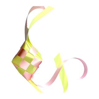 Partyforte Hari Raya Ketupat Ribbon - 20x14 Pink And Yellow