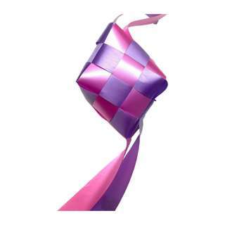 Partyforte Hari Raya Ketupat Ribbon - 16x11 Purple And Pink