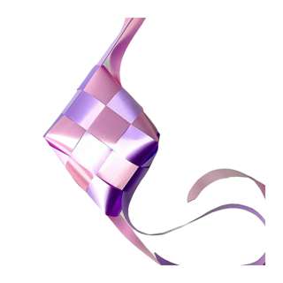 Partyforte Hari Raya Ketupat Ribbon - 20x14 Pink And Purple