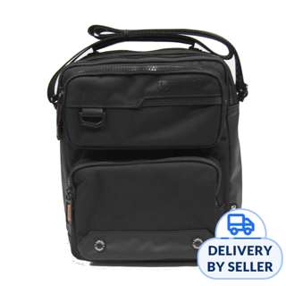 Preppy Crossbody Bag Tablet Bag - Black