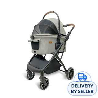 Ni Pet T100 Plus Detachable Pet Stroller (Grey)