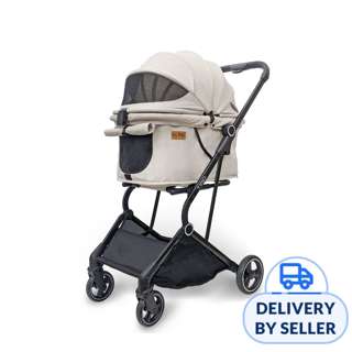 Ni Pet T250 High View Pet Stroller (Beige)