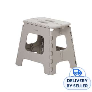 Citylife Foldable Stool Chair - Ice Grey