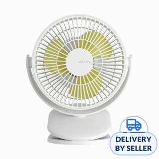 JisuLife Clip-on Desk Fan - White (4000mAh)