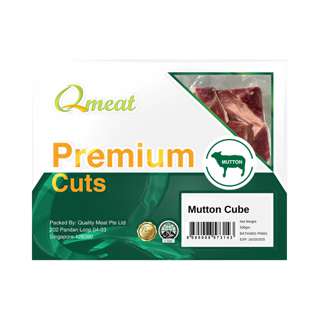 Qmeat Mutton Cube - Frozen