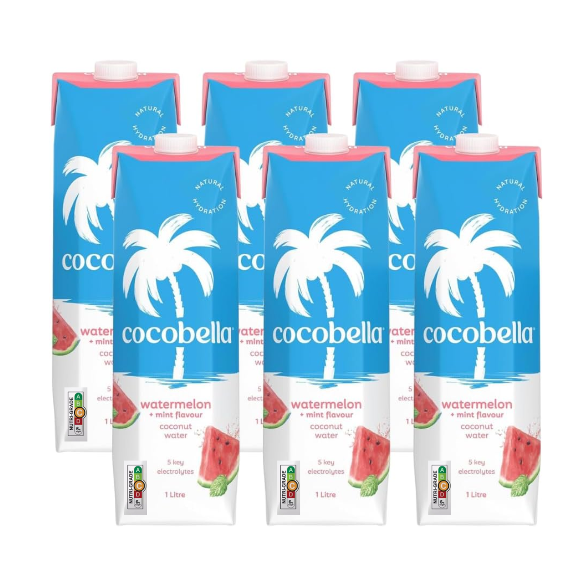 Cocobella Coconut Water - Watermelon Mint