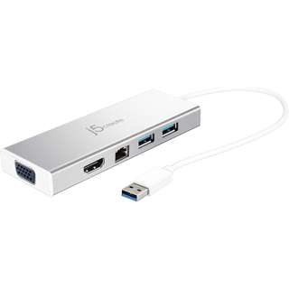 J5Create Jud380  HDMI/VGA/Gigabit Ethernet/USB Mini Dock