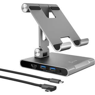 J5Create Multi Angle Std W/Docking Stn For iPad Pro JTS224 J5Create Multi Angle Std W/Docking Stn For iPad Pro JTS224