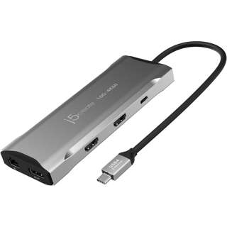 J5Create USB-C 3.2 To 10G 4K60 Trip Disp 11 In 1 JCD397 J5Create USB-C 3.2 To 10G 4K60 Trip Disp 11 In 1 JCD397
