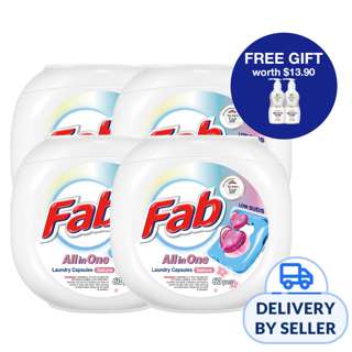 Fab Laundry Capsules Bundle - Sakura (FREE Lingerie Wash)
