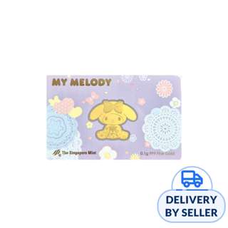 Sanrio My Melody  Showa Seiza 0.1 gram 999 Fine Gold Bar