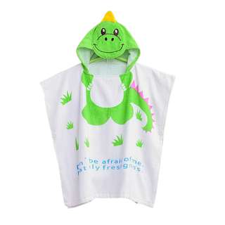 Sweet Home Cotton Kids Bath Towel Bathrobe - S Dinosaur