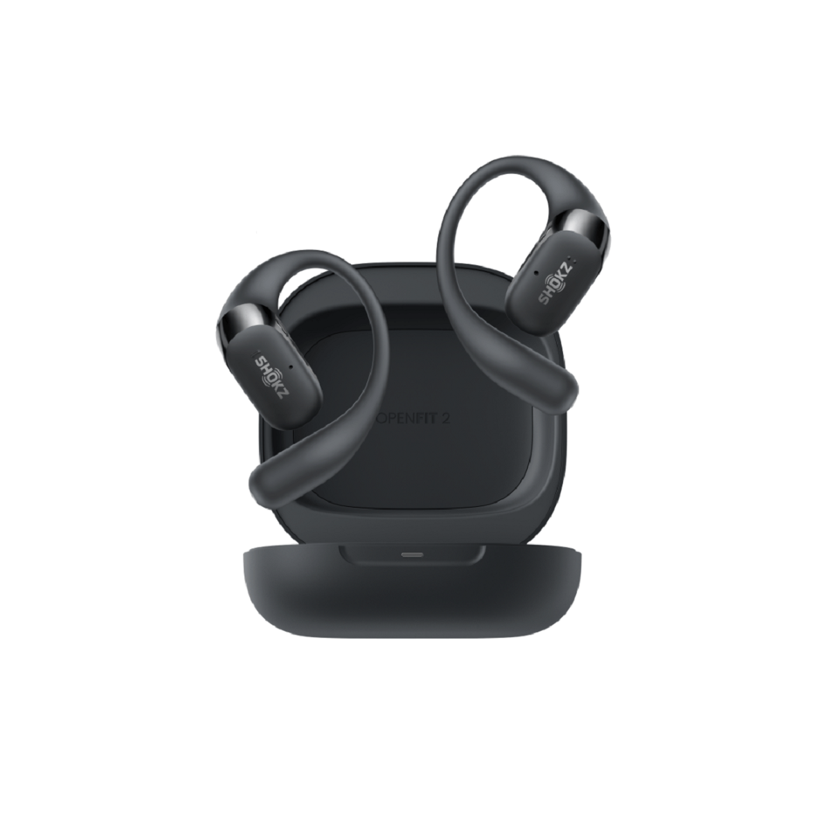 Shokz OpenFit 2 Open Ear Wireless Earbuds - Black