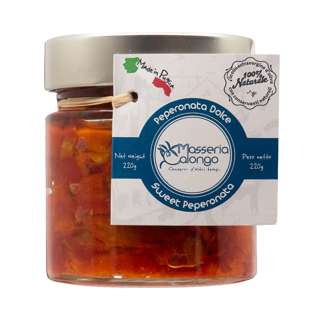 Masseria Calongo Sweet Peperonata in Extra Virgin Olive Oil