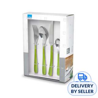 Amefa Cutlery Set 24's Eclat - Metallic Olive Green Finish