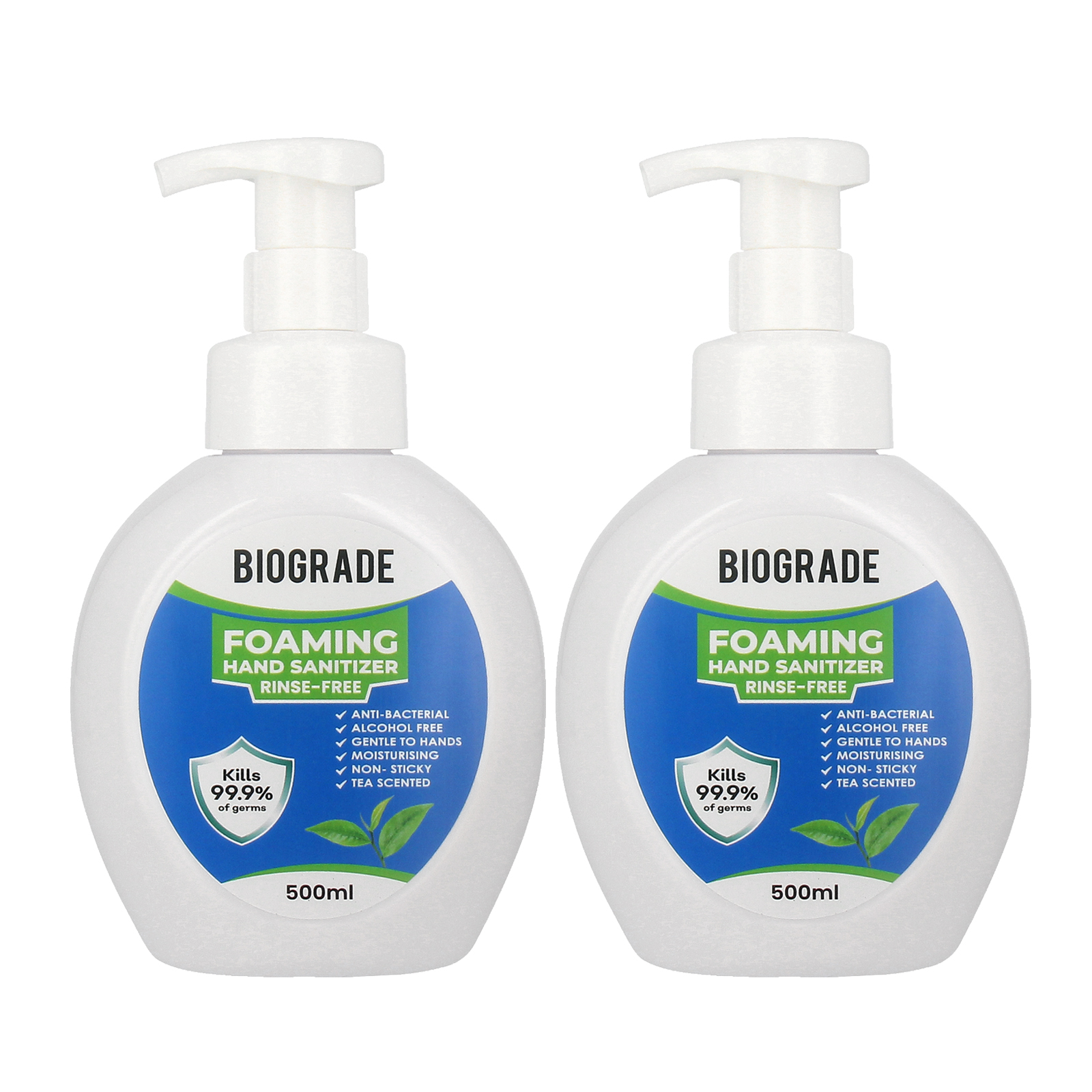 Biograde Foaming Hand Sanitizer (Twin Pack)