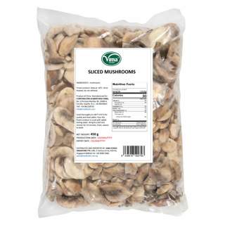 Frozen Sliced Mushrooms