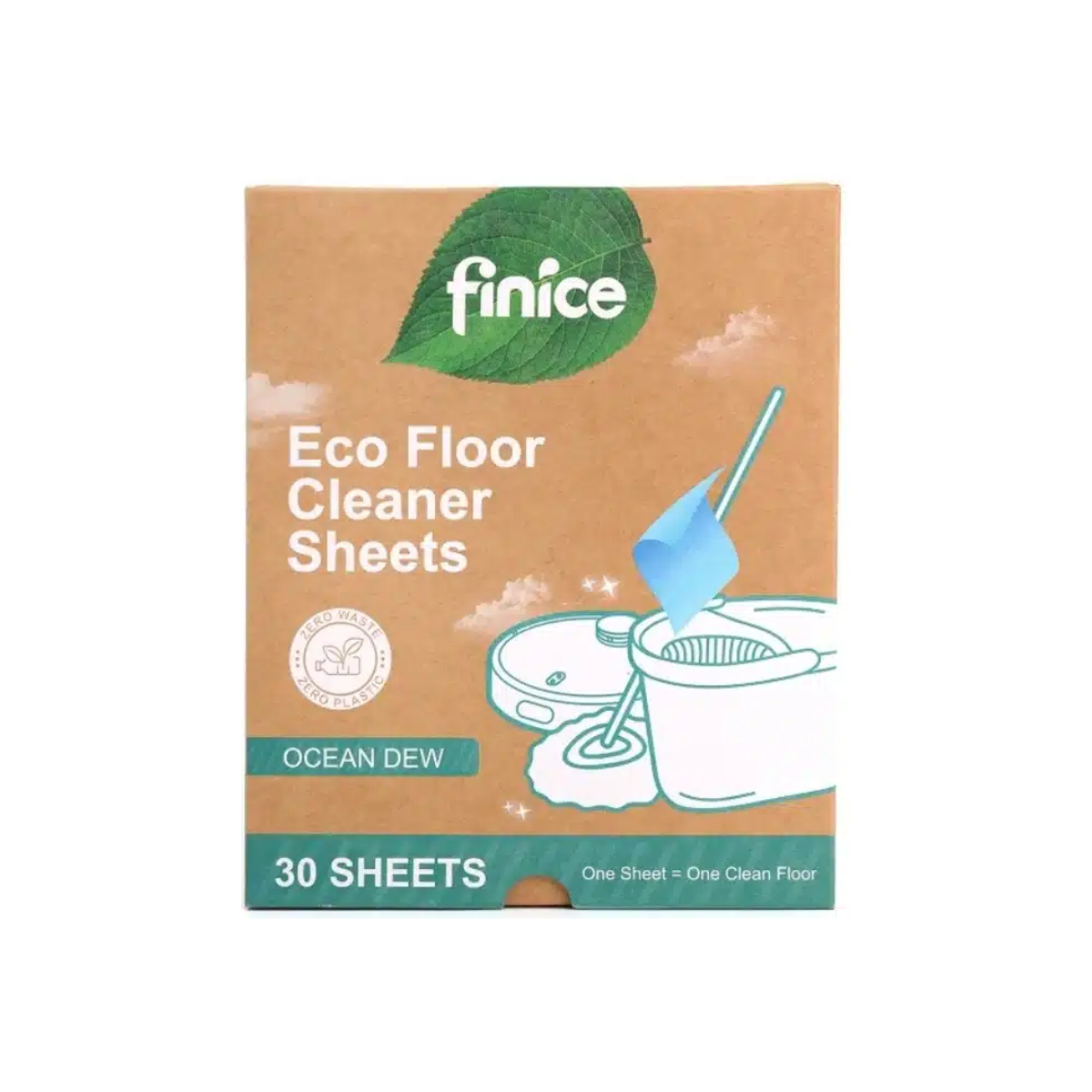Finice Floor Cleaner Sheet Ocean Dew (110x70mm) Finice Floor Cleaner Sheet Ocean Dew (110x70mm)