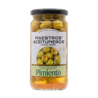 Maestros Aceituneros Manzanilla Olives Stuffed with Pepper