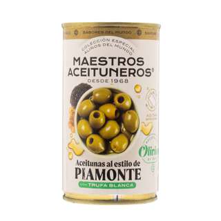 Maestros Aceituneros Manzanilla Olives with Truffle Sauce