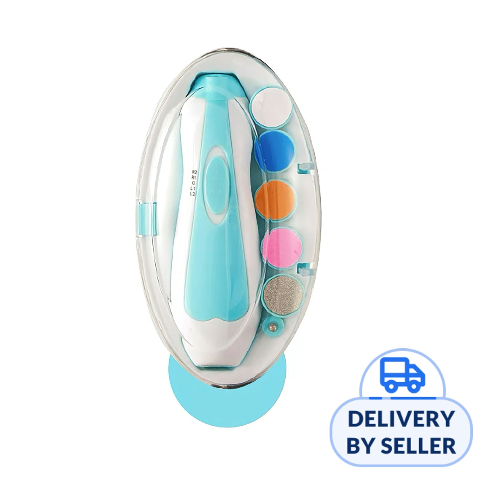 Lucky Baby Baby Electric Nail Trimmer Manicure Set - Blue