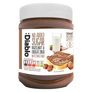 Diablo No Added Sugar Hazelnut and Chocolate Spread