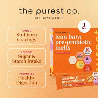 The Purest Co Lean Burn Pre+Probiotic Melts