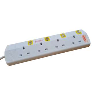 Portable Electrical Switched Socket - (4 Way)