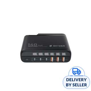 Skyzer GAN140W Desktop Charger, Black