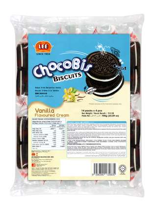 Lee Chocobis Vanilla Filled Biscuits - 14 sachets x 4 pcs