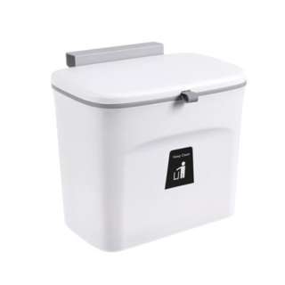 Condor Japan Hanging Kitchen Garbage Can - 7L White