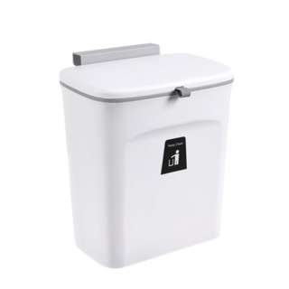 Condor Japan Hanging Kitchen Garbage Can - 9L White