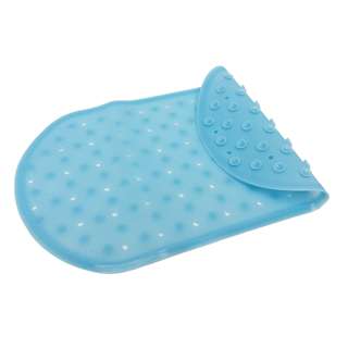 Lucky Baby Non-Slip Suction Bath Mat - Blue