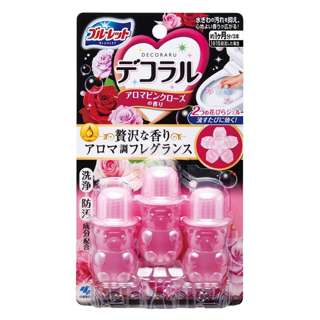 Kobayashi Toilet Bowl Cleaning Flower Gel - Pink Rose