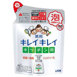 Lion Kirei Kirei Medicinal Kitchen Foam Hand Soap Refill